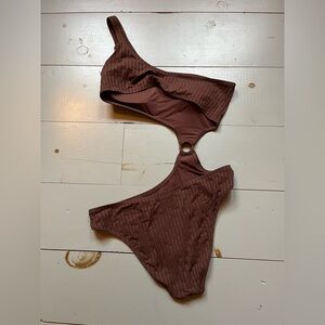 Aerie Chocolate One-Piece Swimsuit